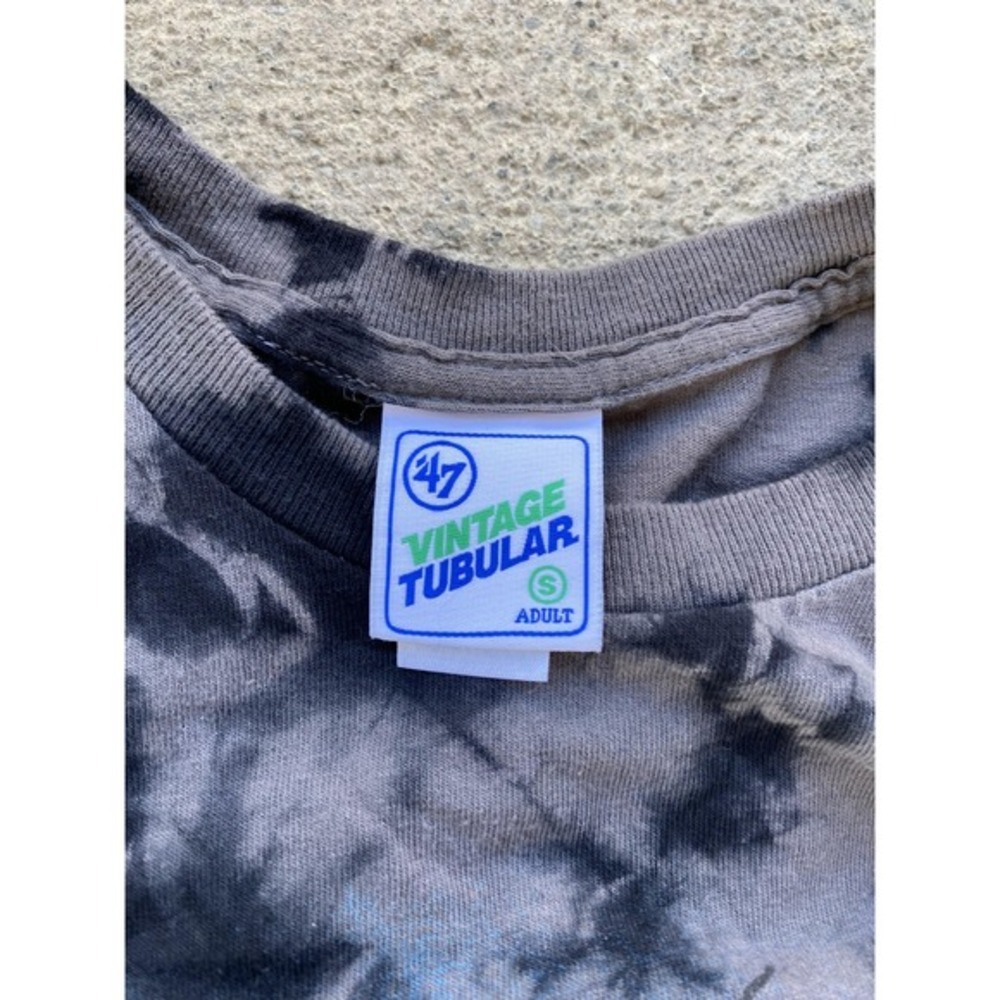 San‎ Diego Padres Shirt Mens Small Gray Tie Dye MLB Baseball 47 Vintage Tubular - Picture 10 of 16